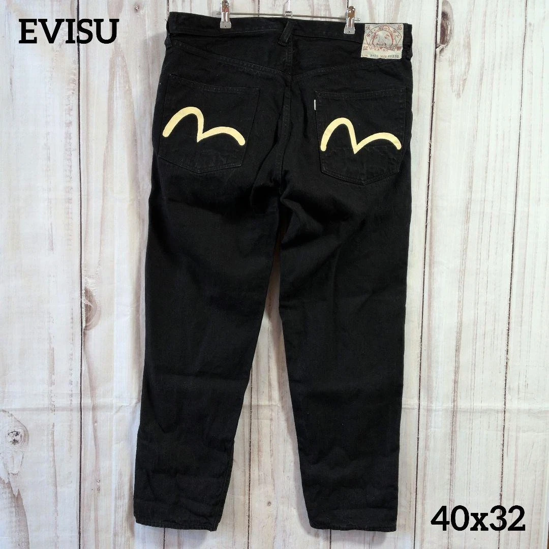 EVISU Black Jeans for Men for sale | eBay