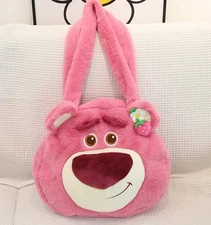 Potdemiel Disney Pixar Toy Story Lotso Plush Fluffy Shoulder Bag Tote Bag New