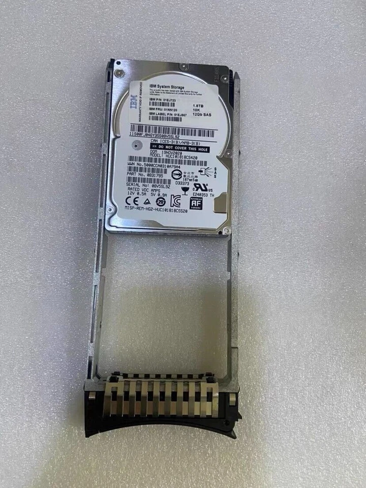 IBM 01NN120 ST1800MM0129 1.8TB SAS12Gb/s10K2.5"V3700V2 New HDD   （注：调整空格优化紧凑度，保留 - Image 3 of 4
