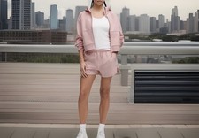 Lululemon Scuba Oversized Full-Zip Hoodie Pink Haze/Rose Gold Size M