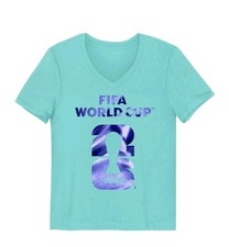 NWT Girls Mint Green/Metallic Blue 2026 FIFA ...