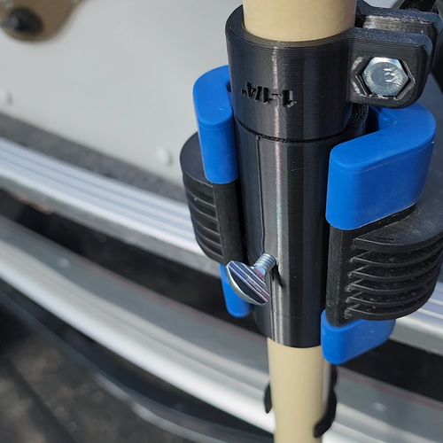 Transducer Pole Mount for Bike Repair Stand - Livescope Active Target, Eagle Eye - Video 1 of 1
