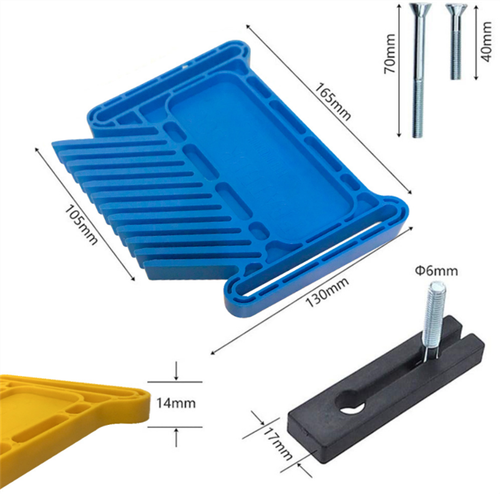 2Pcs Woodworking Feather Board Set Router Tables Saws Carpentry Aid Tool Kit - Picture 2 of 12