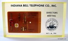 Indiana Bell Telephone Switching Transistor Circuit lucite paperweight 1966