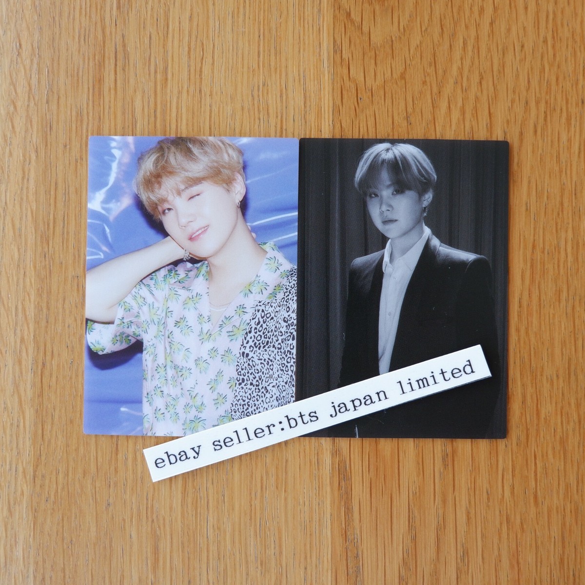 BTS SUGA THE BEST JAPAN Best Official 8 Photo cards set