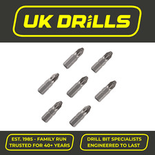 INSERT/SCREWDRIVER BITS CHROME VANDIUM - PZ1/2/3 PH1/2/3 X 25MM - FROM 16P EACH!