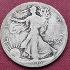 1916 Walking Liberty Half Dollar 50c Circulated B80#55738