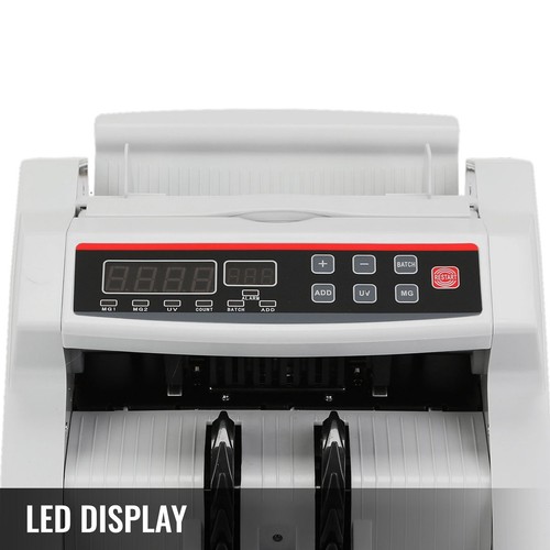 Conta Banconote Display LED Rivelatore di Banconote False UV/MG 1000 - Foto 3 di 4