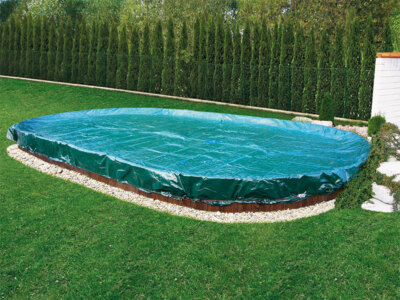 Poolplane Abdeckplane Pool Abdeckung Winter Sommerabdeckung 5,30 x 3,20 m