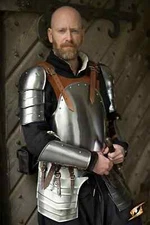 Polished Knight Armor Suit Full Body Armor With Cuirass,Pauldrons,Bracers,Greave