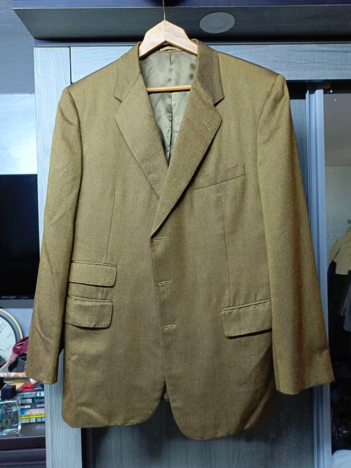 Chaqueta blazer traje clásico vintage Chester Barrie 100 % cachemir a medida 40R 46R Foto 2 de 4