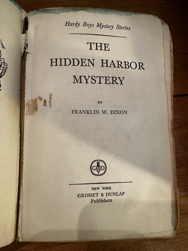 Vintage 1961 The Hardy Boys: The Hidden Harbor Mystery - Imagen 6 de 9