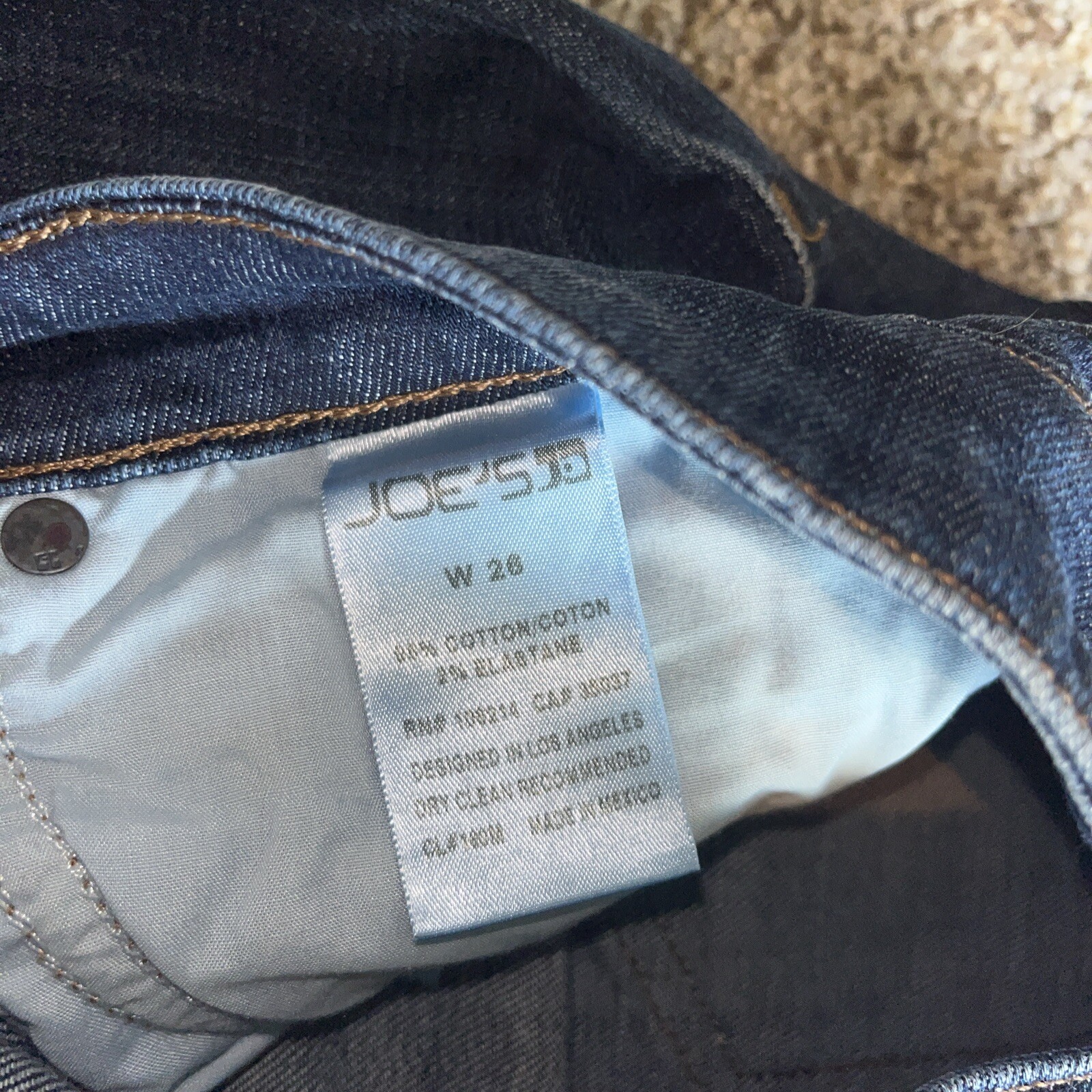 Joes Joe’s Jeans Shorts Size 26 (waist 30) Denim Blue Mid Rise Pockets Stretch - View 3