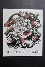 AGOSTINO FERRARI  catalogo mostra Galleria arti La Colomba Lugano Viganello 1999