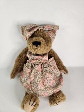 Boyds Bears Liza J Berrijam 910061 10  Jointed Plush Floral Dress Bow 1999