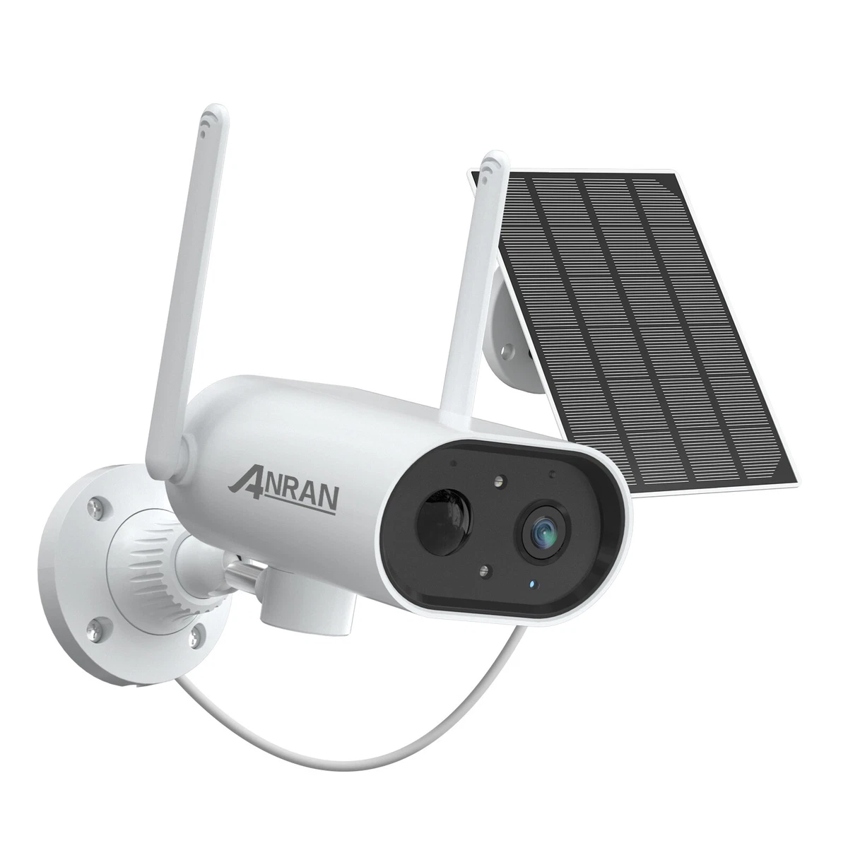 überwachungskamera Aussen Solar ANRAN Solar Akku Überwachung Kamera Set Aussen Kabellos Funk 2K WLAN Camera PTZ Kabellose PTZ Außenkamera 2K