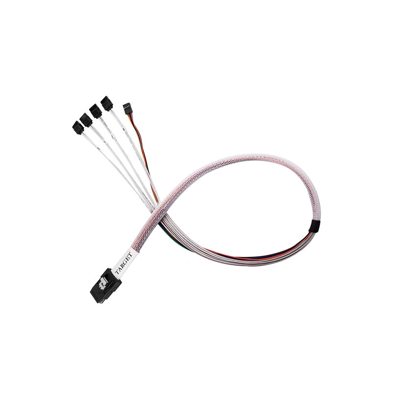 SilverStone CPS03RE 36Pin Minisas SFF8087 to SATA 7Pin+Sideband