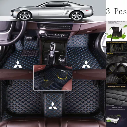 For Mitsubishi Mirage Car Floor Mats Waterproof Carpets All-weather Seasons Set - Picture 30 of 47