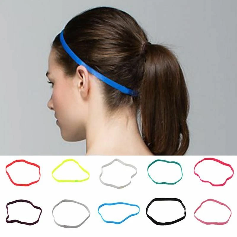 Sports Hair Band Women Men Yoga Headband Girls Sport Anti-Slip