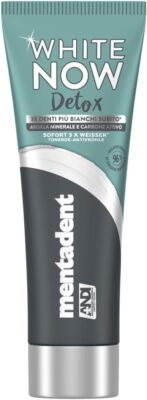 Mentadent Now Detox Zahncreme White Carbone - 75ML - 3 Pezzi