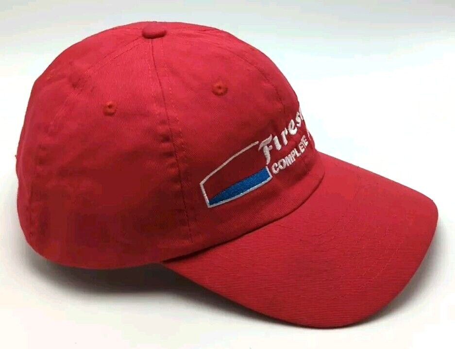 FIRESTONE COMPLETE AUTO CARE hat red adjustable c… - image 2
