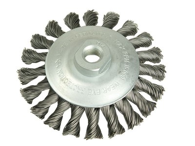 Lessmann - Brosse à nœud conique 100mm