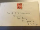 GB STAMPS JERSEY UNDER OCCUPATION 1941 1d COAT OF ARMS FIRST DAY COVER RUE MAY