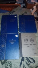 U.s. Change coins book lot empty dimes quarters buffalo nickels Set Holders. 