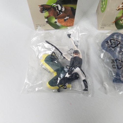 Juego Schleich 40188 40187 paquete sellado de fábrica en caja abierta 2006 - Imagen 2 de 3