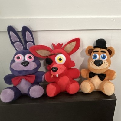 Five Nights at Freddy s Plushies 3- Bonnie, Foxy, and Freddy
