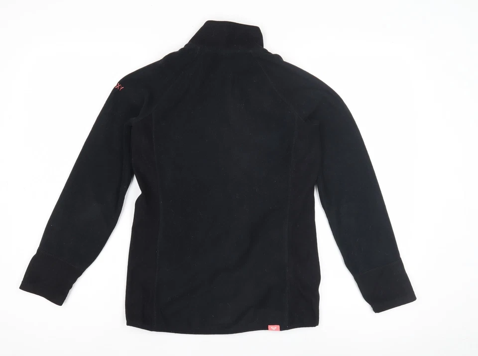 Chaqueta para mujer Roxy negra polar con cremallera talla 14 Foto 2 de 4