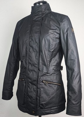 Belstaff Madeline jacket women's jacket designer wax jacket black size 38 new with tags