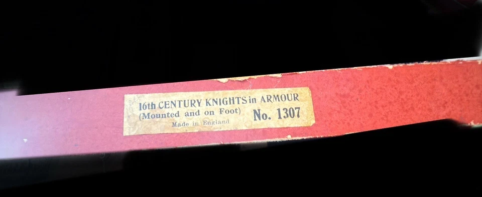 16th CENTURY KNIGHTS in ARMOUR (Mounted and on Foot) Made in England No. 1307 - Image 2 of 4