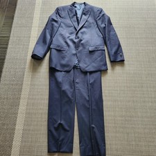 Tommy Hilfiger Men  s 2-Piece Suit  Navy Blue  Slim Fit Blazer  Trousers 44