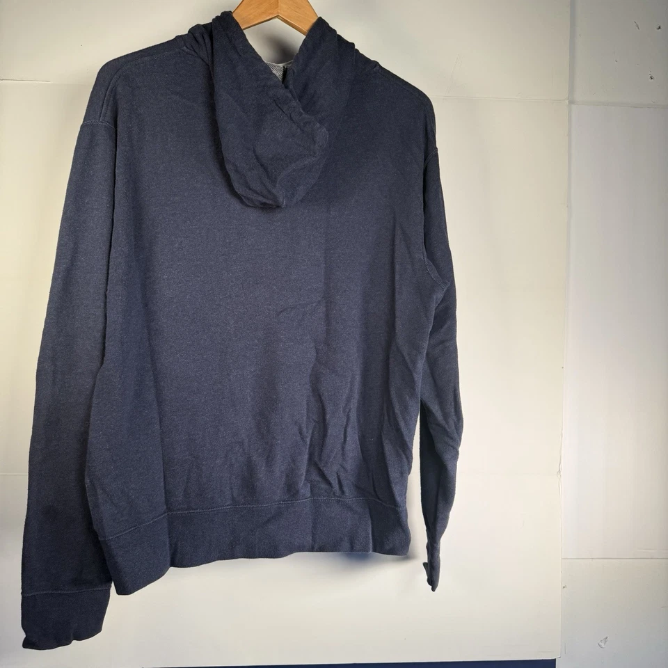 Толстовка с капюшоном на молнии Upper Playground L классическая синяя уличная одежда на молнии отличной формы - Изображение 3 из 4