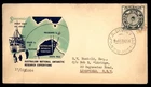 Mayfairstamps Australia FDC 1954 Map Australian Antarctic Research Exped First D