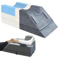 4-Height Adjustable Leg Elevation Pillows for After Surgery, Injuries