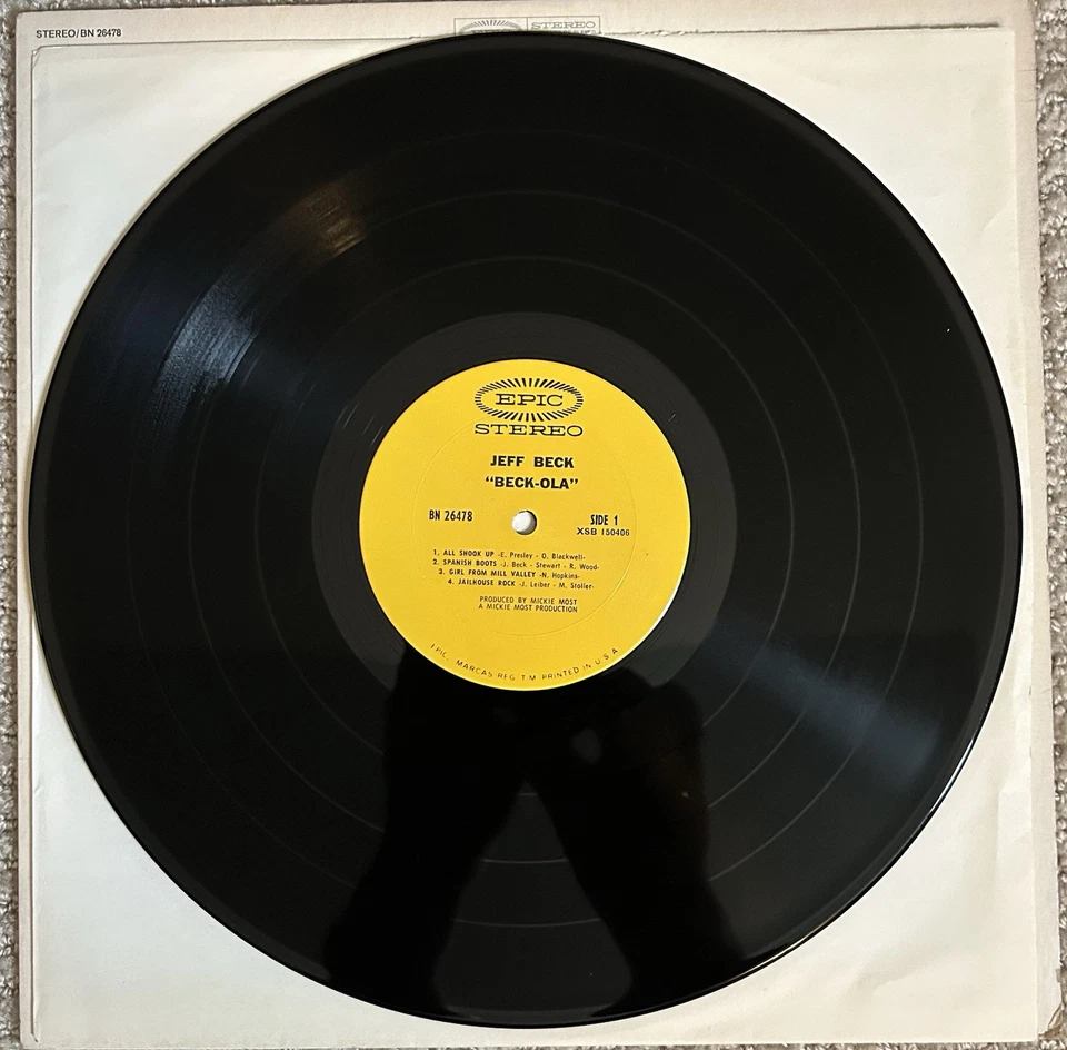Jeff Beck Beck-ola / Vinyl LP - Image 3 of 4