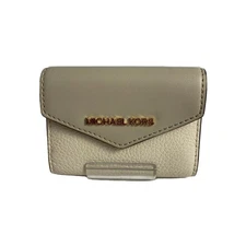 Michael Kors Leather Key Case Coin Holder Ladies CRM