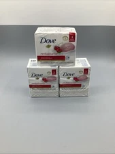 Lot 3 - 3 Dove REVITALIZANTE Moisturizing Cream Beauty Bars Cherry & Chia Milk