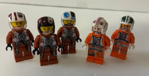 Lego Star Wars Rebels & Resistance Minifigure Pack: Great Condition Pilot Figs