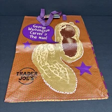 New Trader Joe's Peanut Reusable Mystery Bag Shopping Grocery