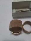 4 Gold Tone Metal Chain Napkin Rings Balos 1989 Hong Kong Vtg Original Box  — photo 6