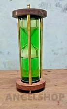 Sand Timer Hourglass wood Nautical Maritime Hour Glass Vintage Sand Clock Gift