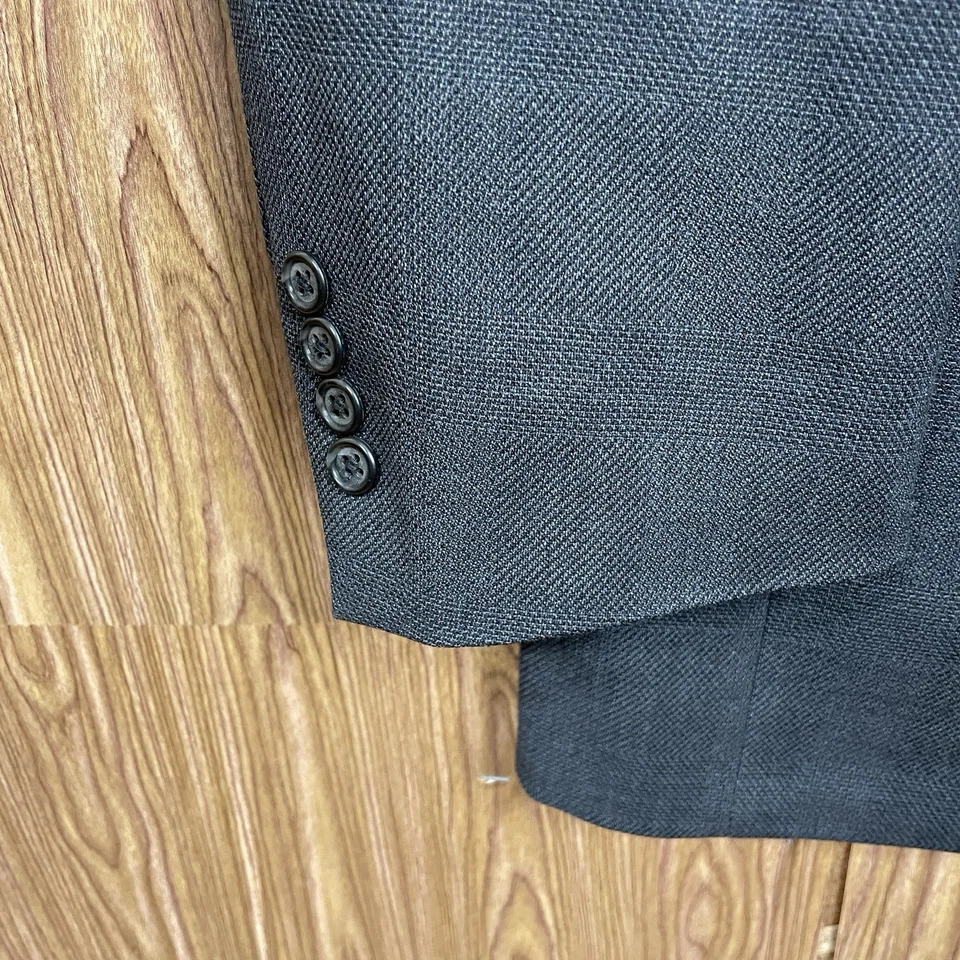 Austin Reed USA Made 2 Piece Suit Mens 44R 40x31 Multicolor Check Two Buttons - Image 4 of 4