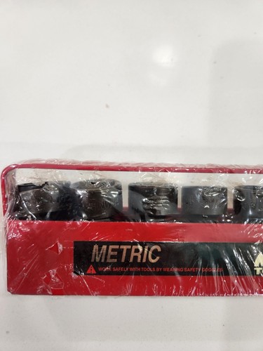 New Mac Tools 10pc 3/8" Drive Metric Swivel Impact Socket Set 10-19mm W/ Tray - Foto 2 di 4