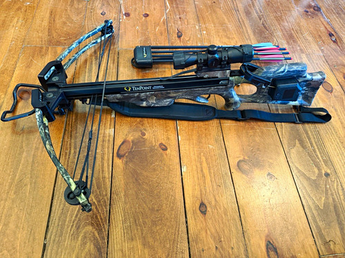 TenPoint Titan TL-6 Crossbow 160 lb 305 FPS w/Illuminated Reticle Scope & Quiver