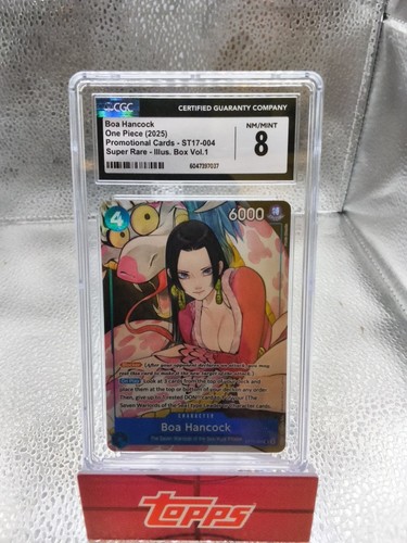 CGC 8 English One Piece Boa Hancock ST17-004 Illustration Box Vol. 1