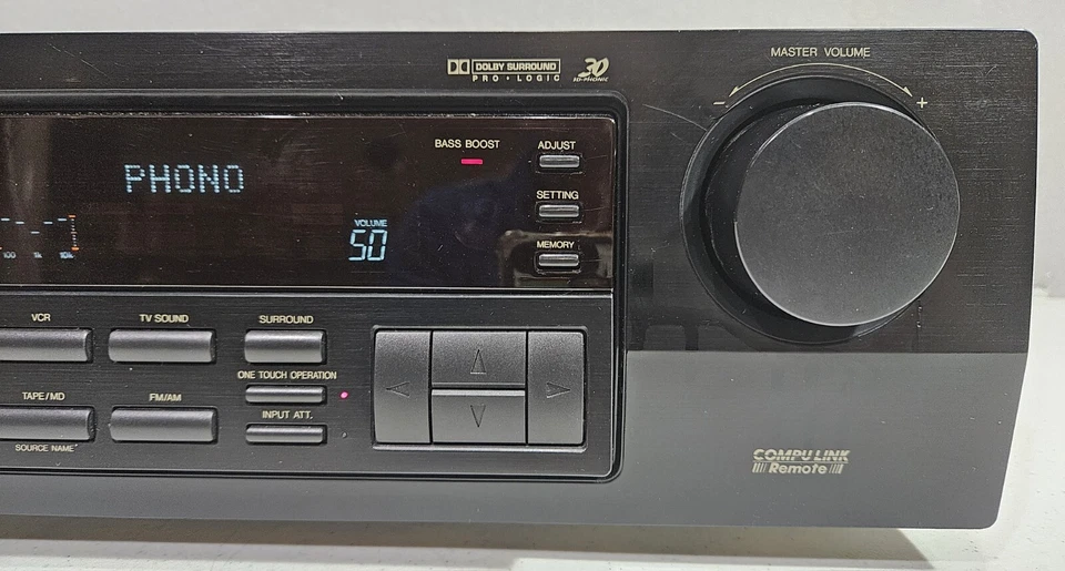 JVC RX-668VBK Audio/ Video Control Receiver - 100 Watts Per Channel - Tested - Image 3 of 4