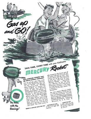 Publicité Magazine Mercury Marine – 1976 – Black Max – Vintage – à Encadrer